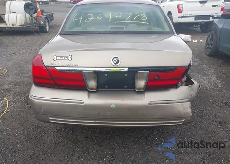 2004 Mercury Grand Marquis Ls из США, поврежденный, VIN 2MEFM75W14X675043